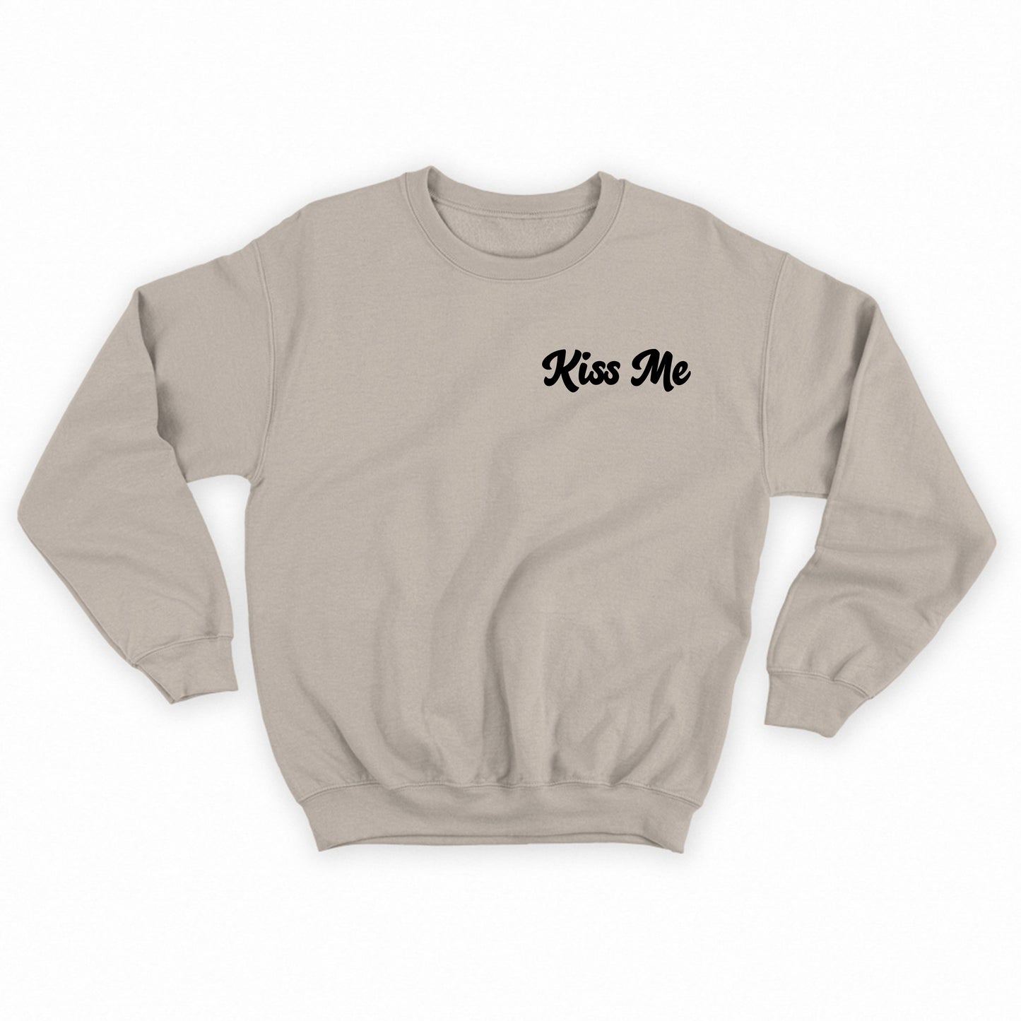 KISS ME Black Sweatshirt