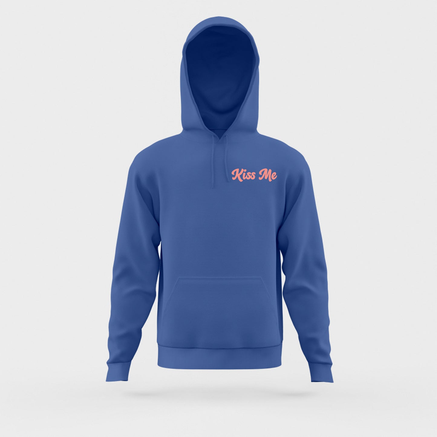 KISS ME Light Pink Hoodie