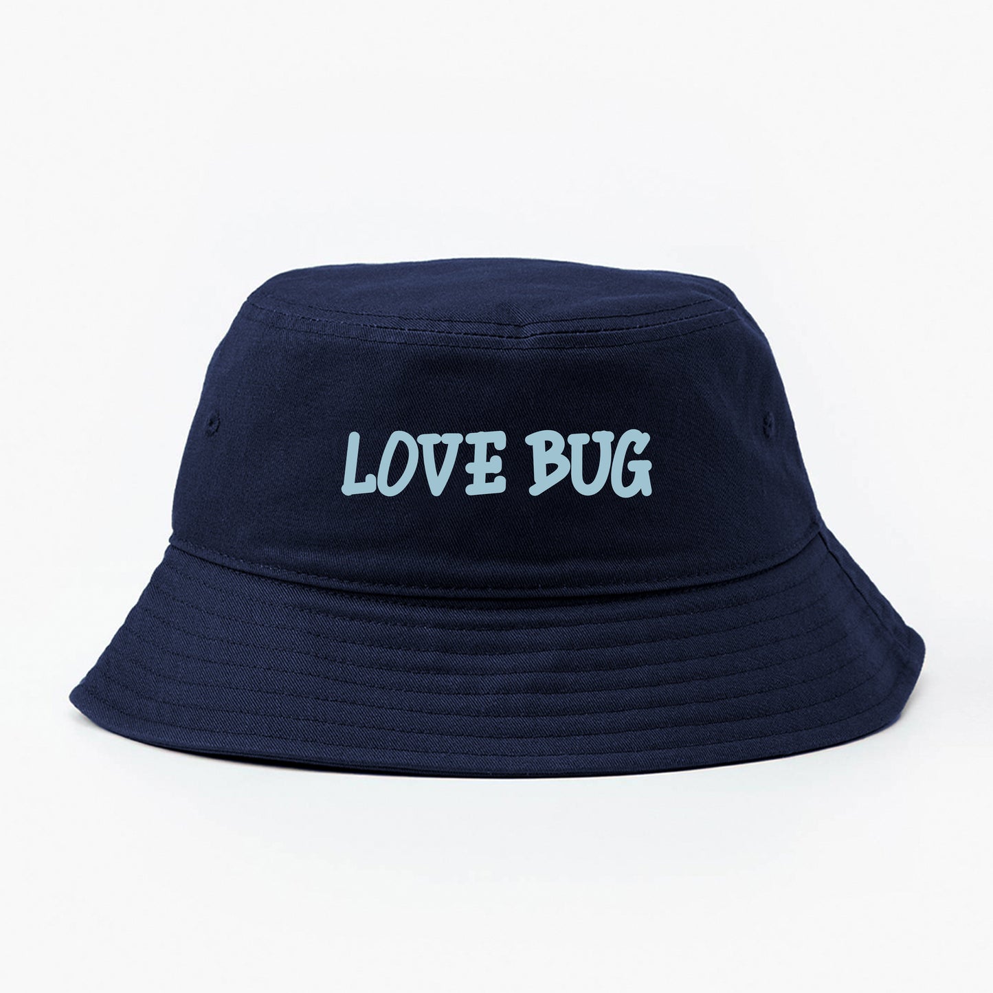 LOVE BUG Blue Bucket Hat