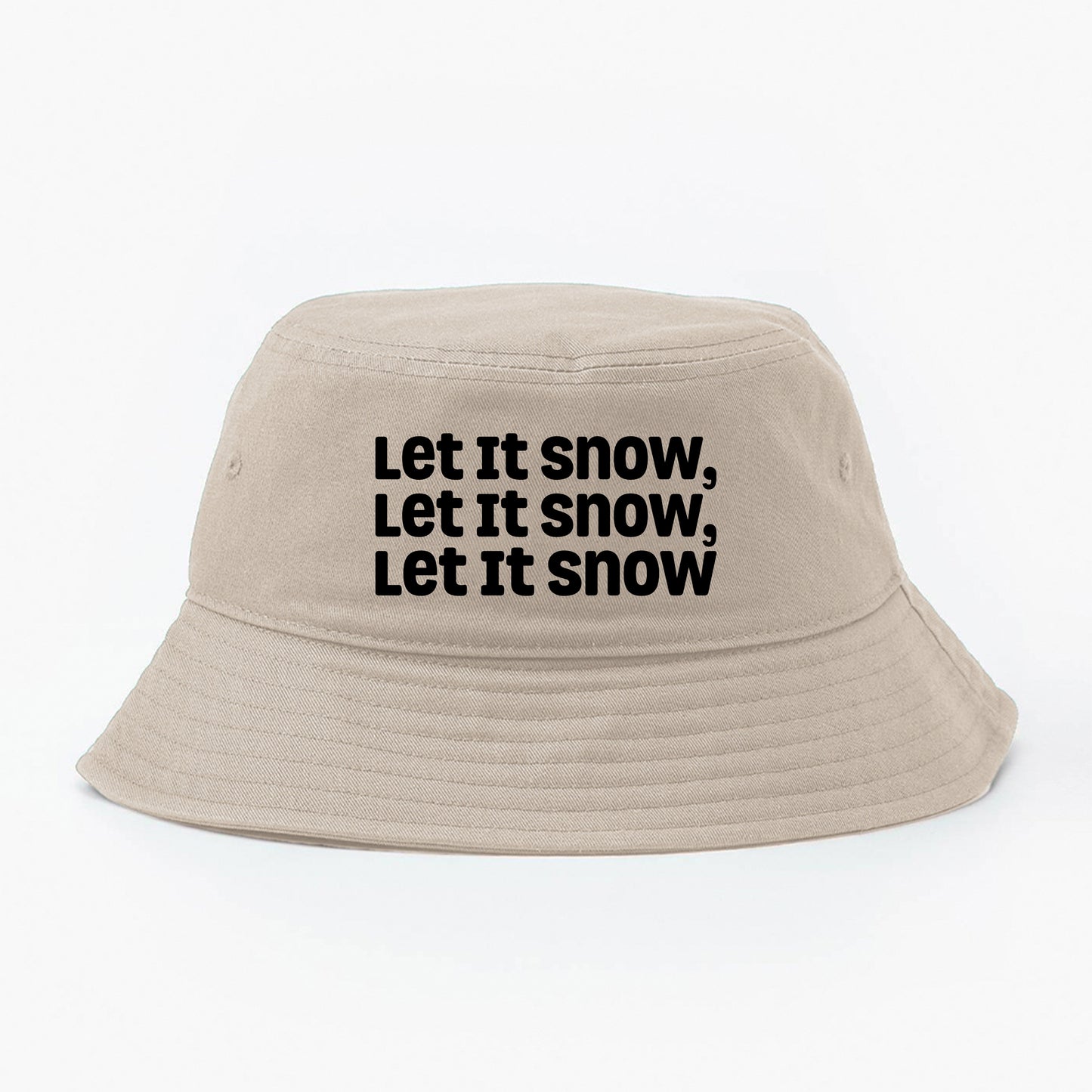 Let It Snow, Let It Snow, Let It Snow Black Bucket Hat