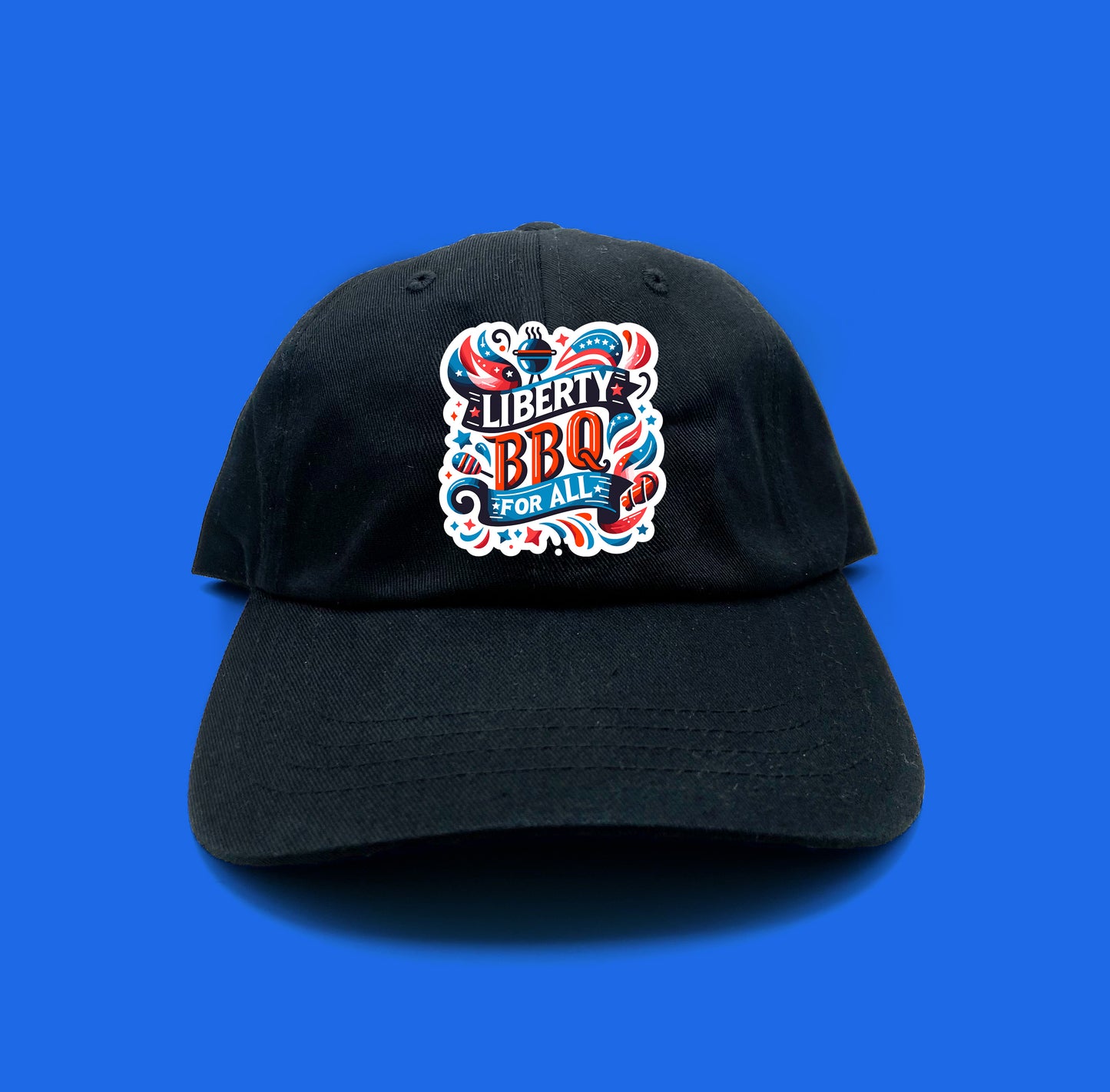 Liberty and BBQ for All Dad Hat