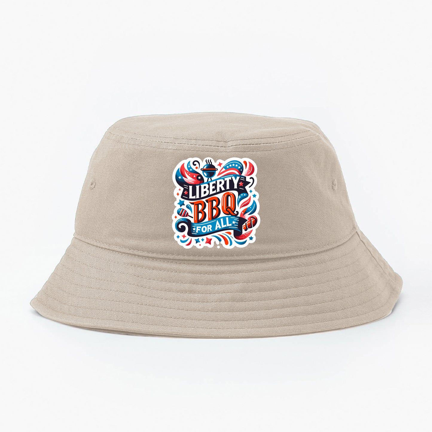 Liberty and BBQ for All Bucket Hat