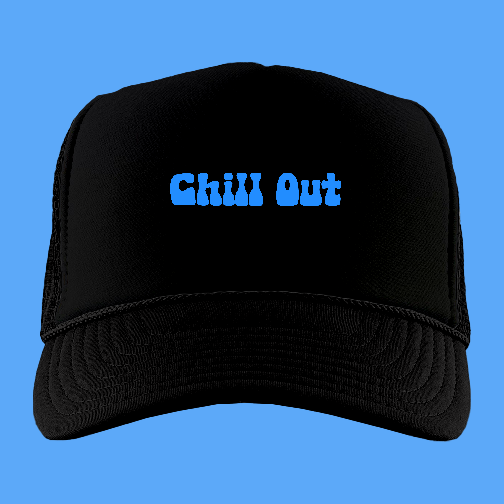 Chill Out Blue Foam Trucker Hat