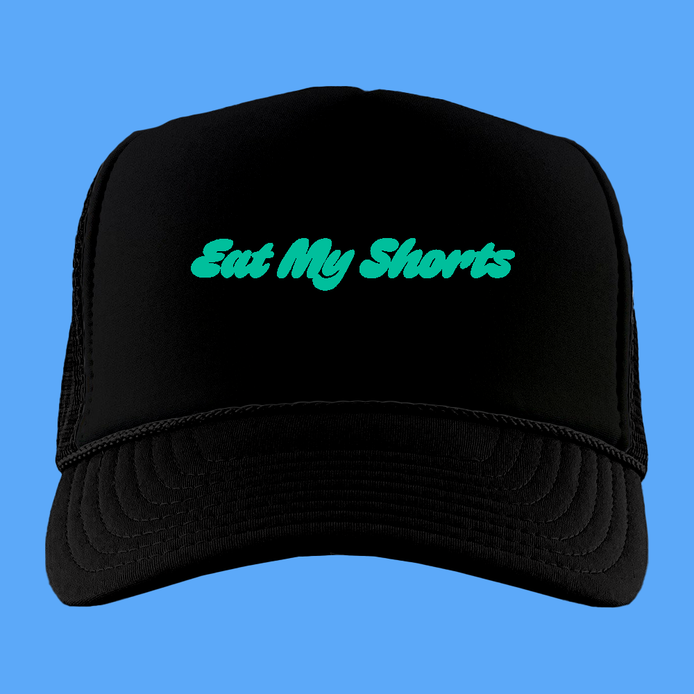 Eat My Shorts Green Foam Truckers hat