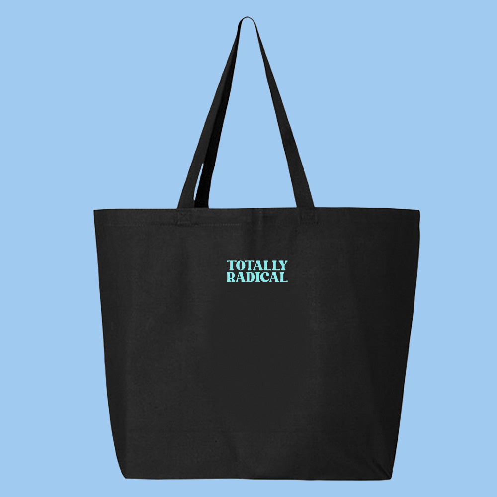 Totally Radical Sky Blue Tote Bag
