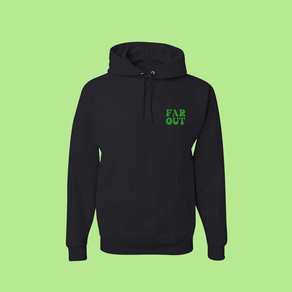 Far Out Green Hoodie