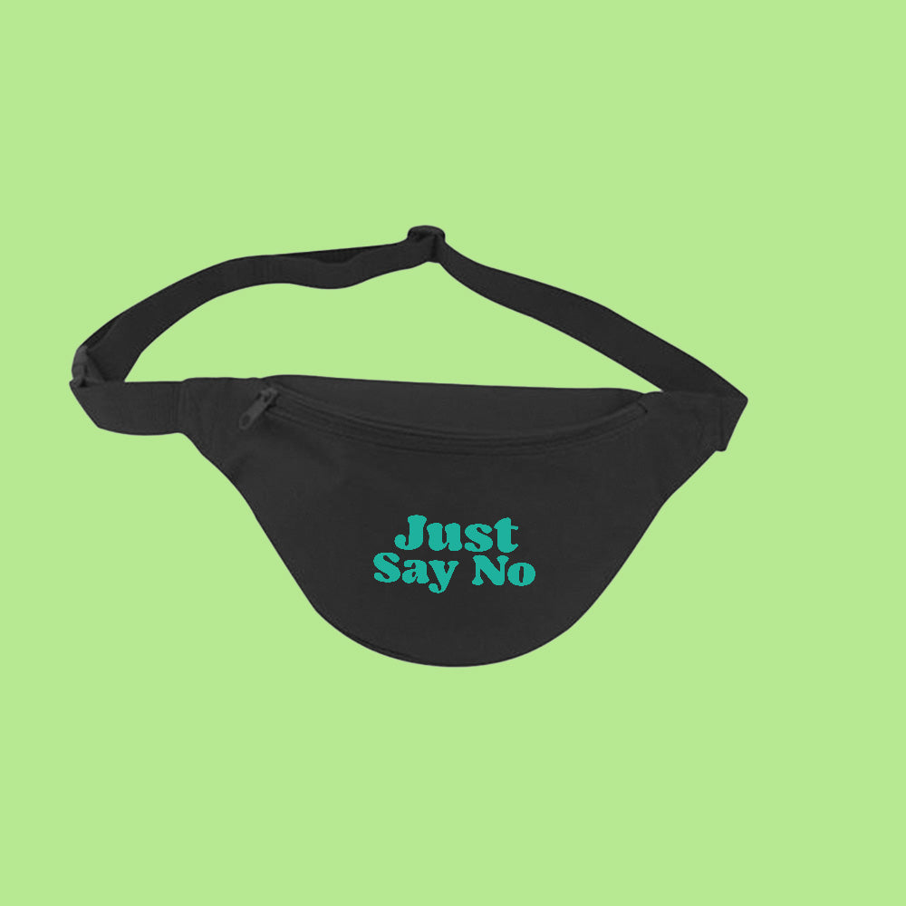 Just Say No Green Fanny Pack