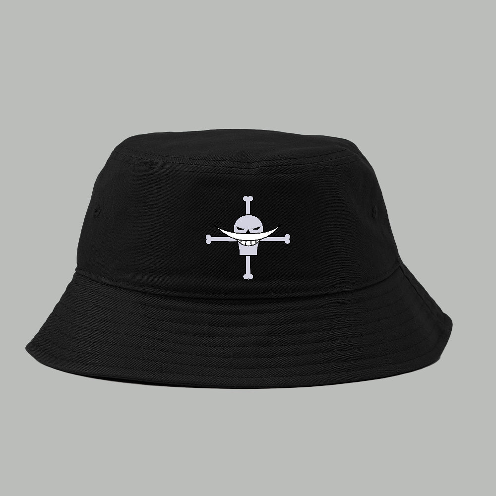 Whitebeard pirates jolly roger bucket hat