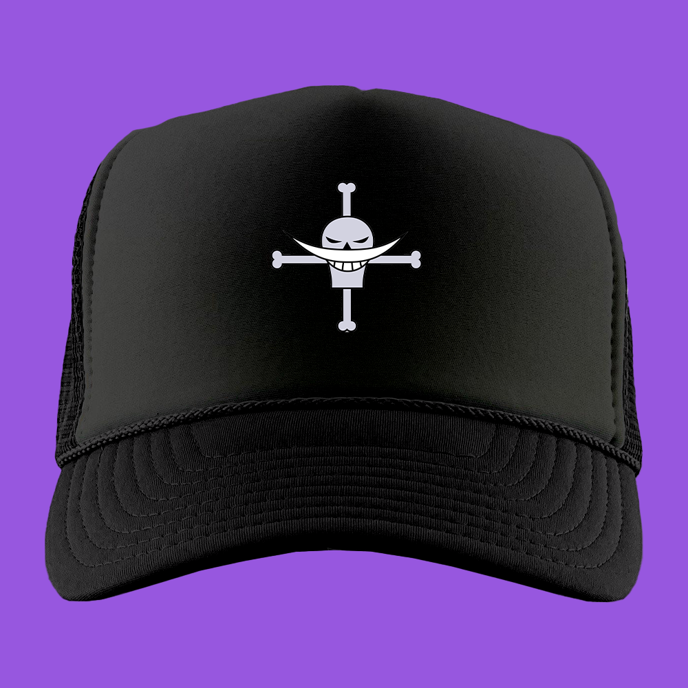 Whitebeard pirates jolly roger foam trucker