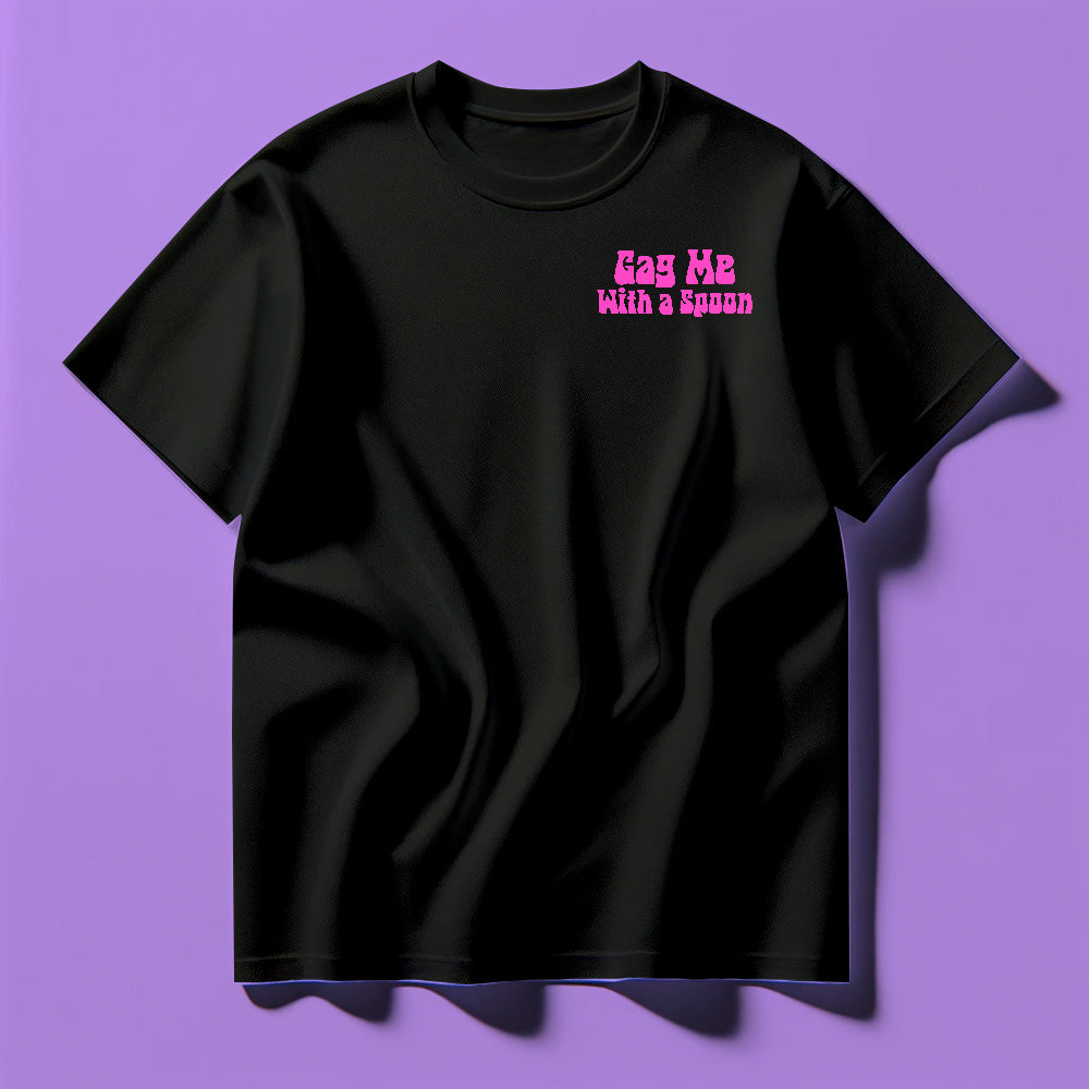 Gag Me With A Spoon Purple Tee Shirt