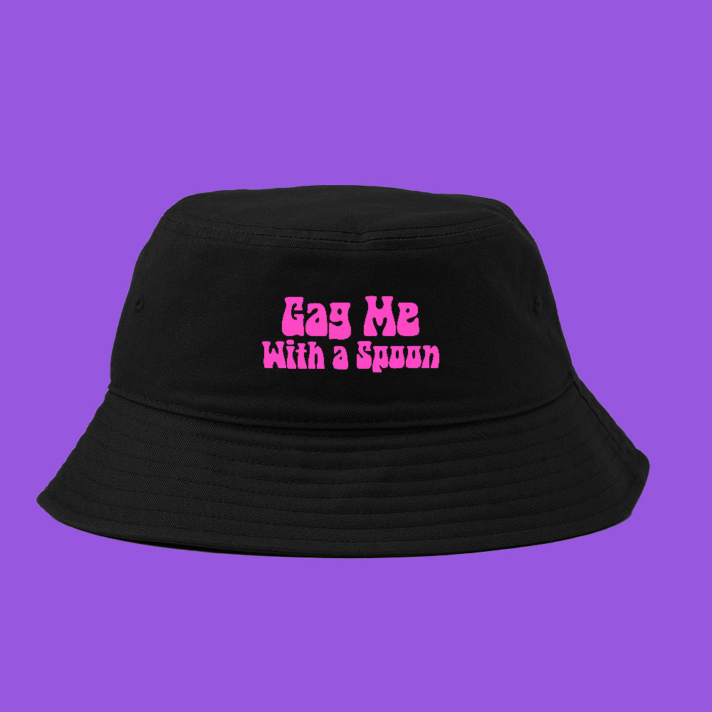 Gag Me With A Spoon Purple Bucket Hat