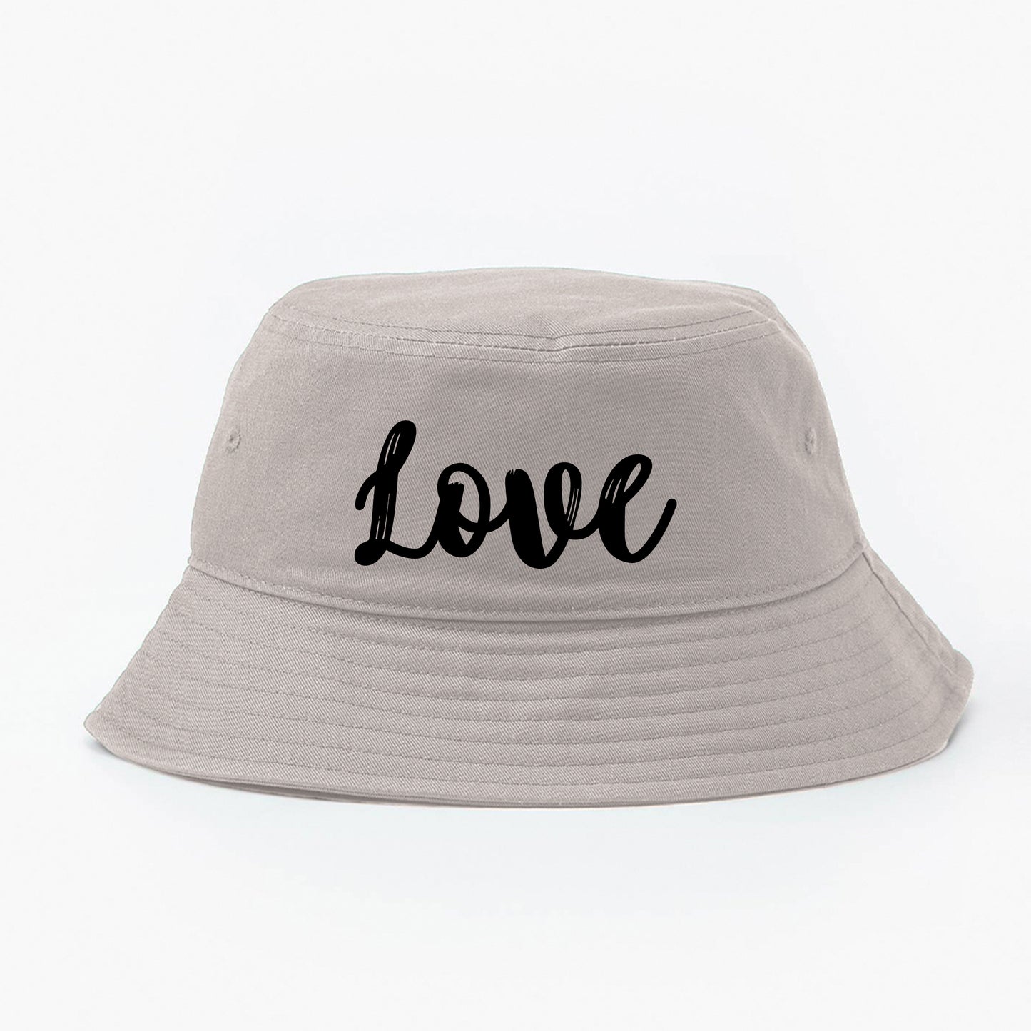 Love Black Bucket Hat