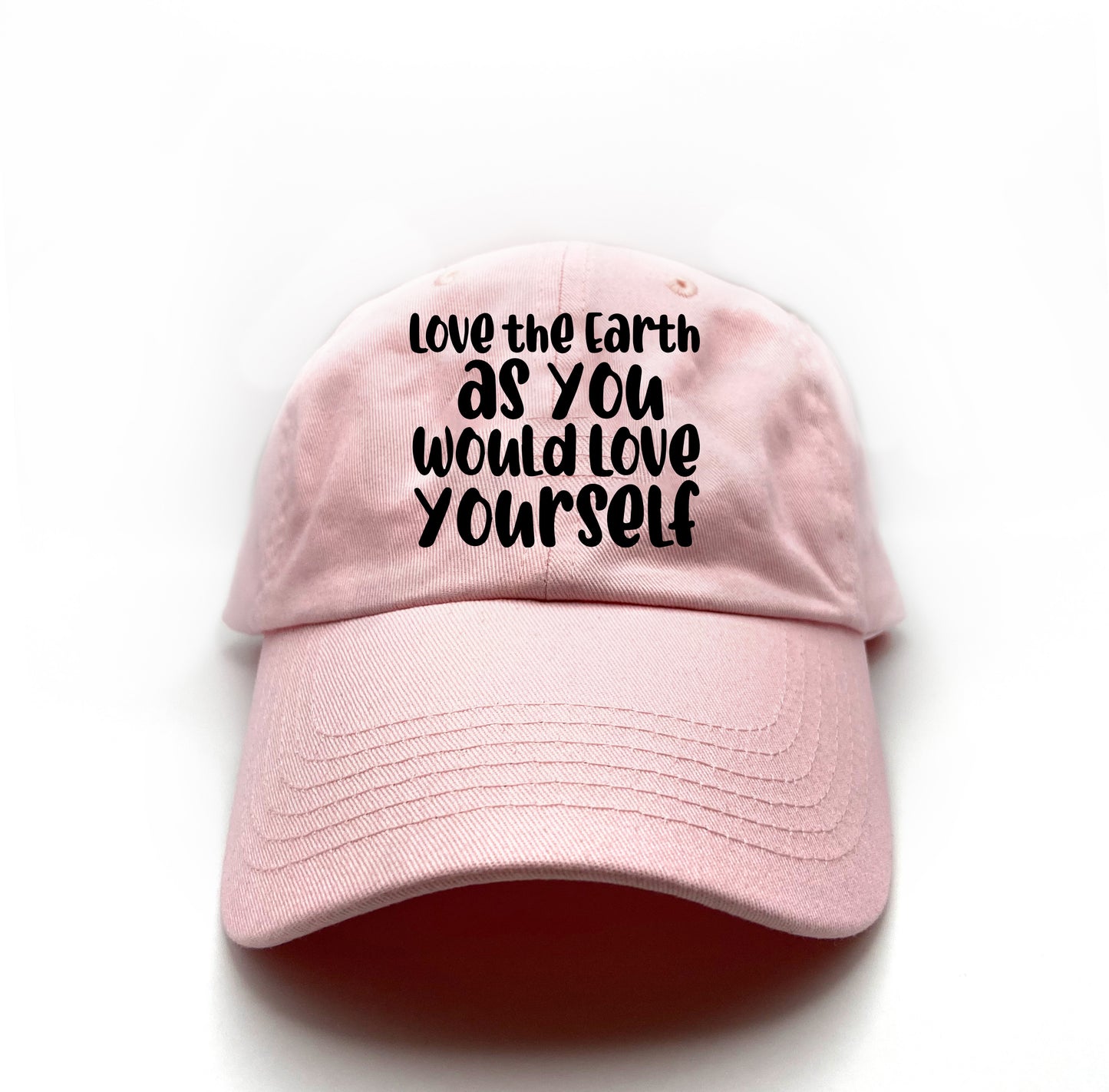 Love the Earth as You Would Love Yourself Black Dad Hat