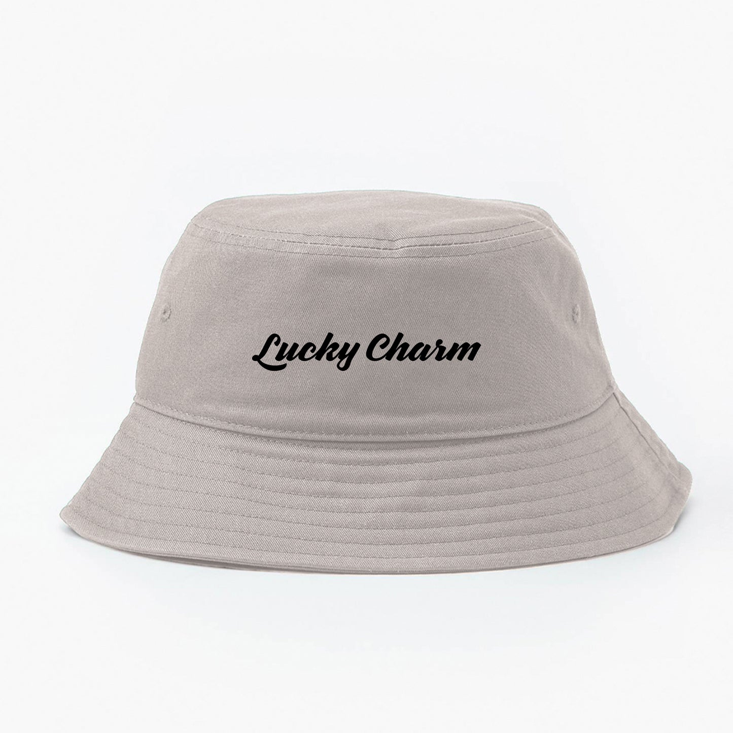 "Lucky Charm" Black Bucket Hat