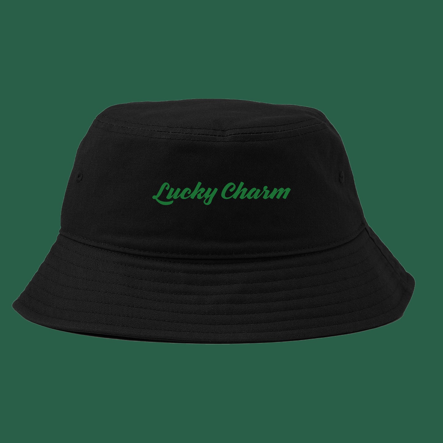 "Lucky Charm" Green Bucket Hat
