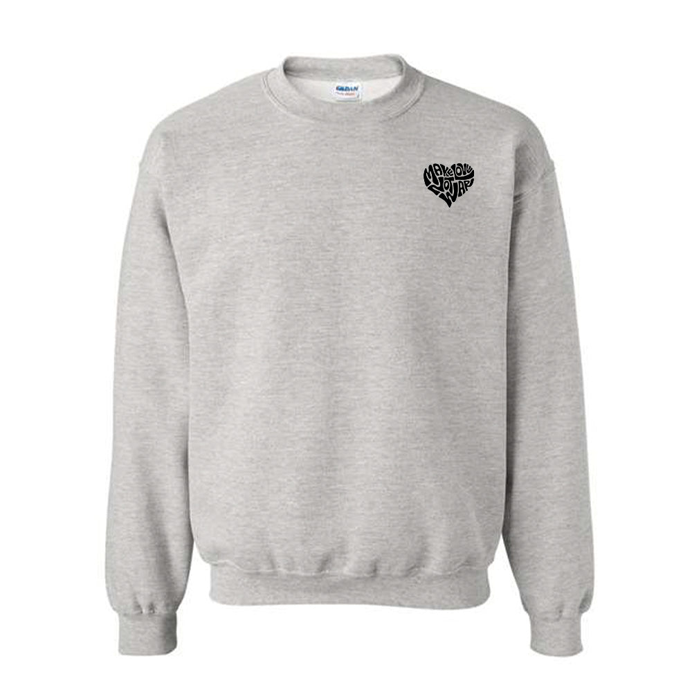Make Love, Not War Black Sweatshirt
