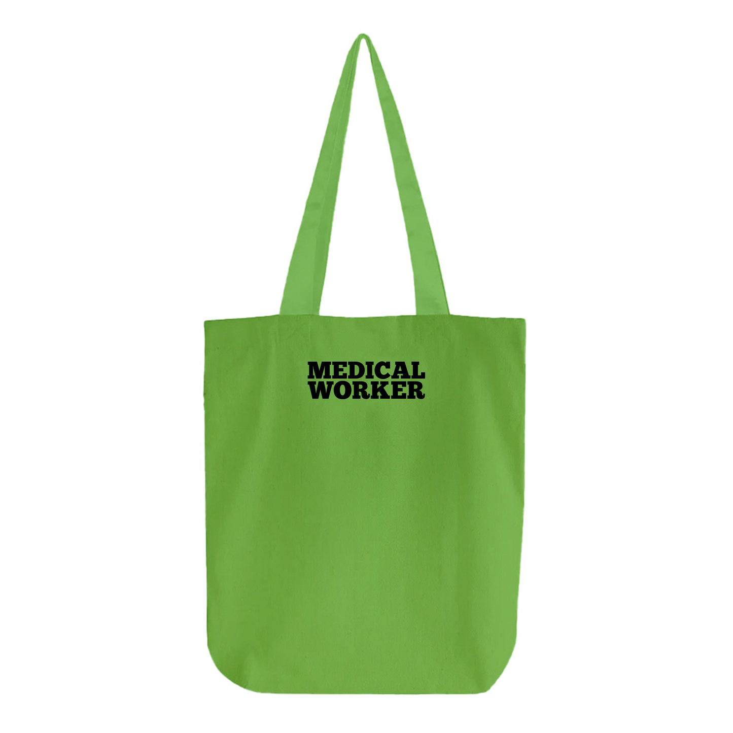 "Medical Worker" Black Tote Bag