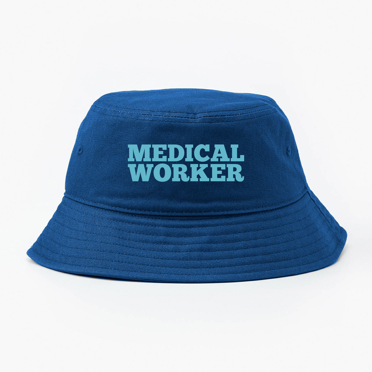 "Medical Worker" Blue Bucket Hat