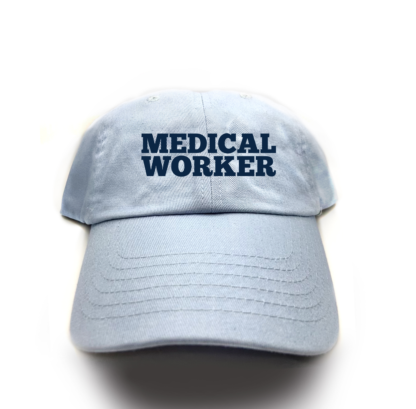 "Medical Worker" Dark Blue Dad Hat