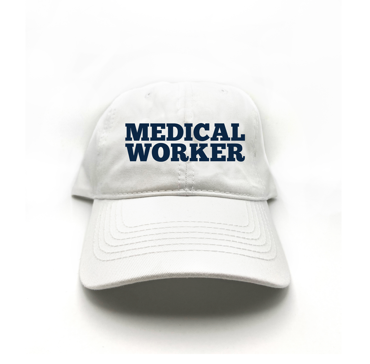 "Medical Worker" Dark Blue Dad Hat