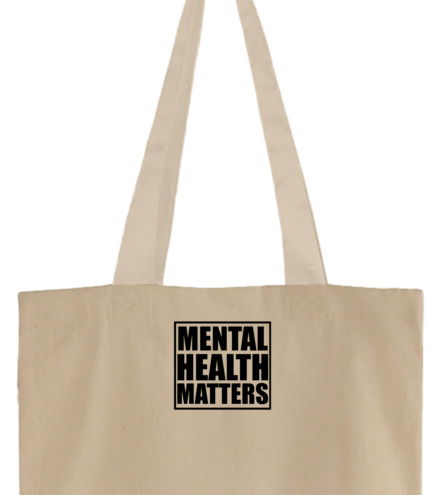 "Mental Health Matters" Black Tote Bag