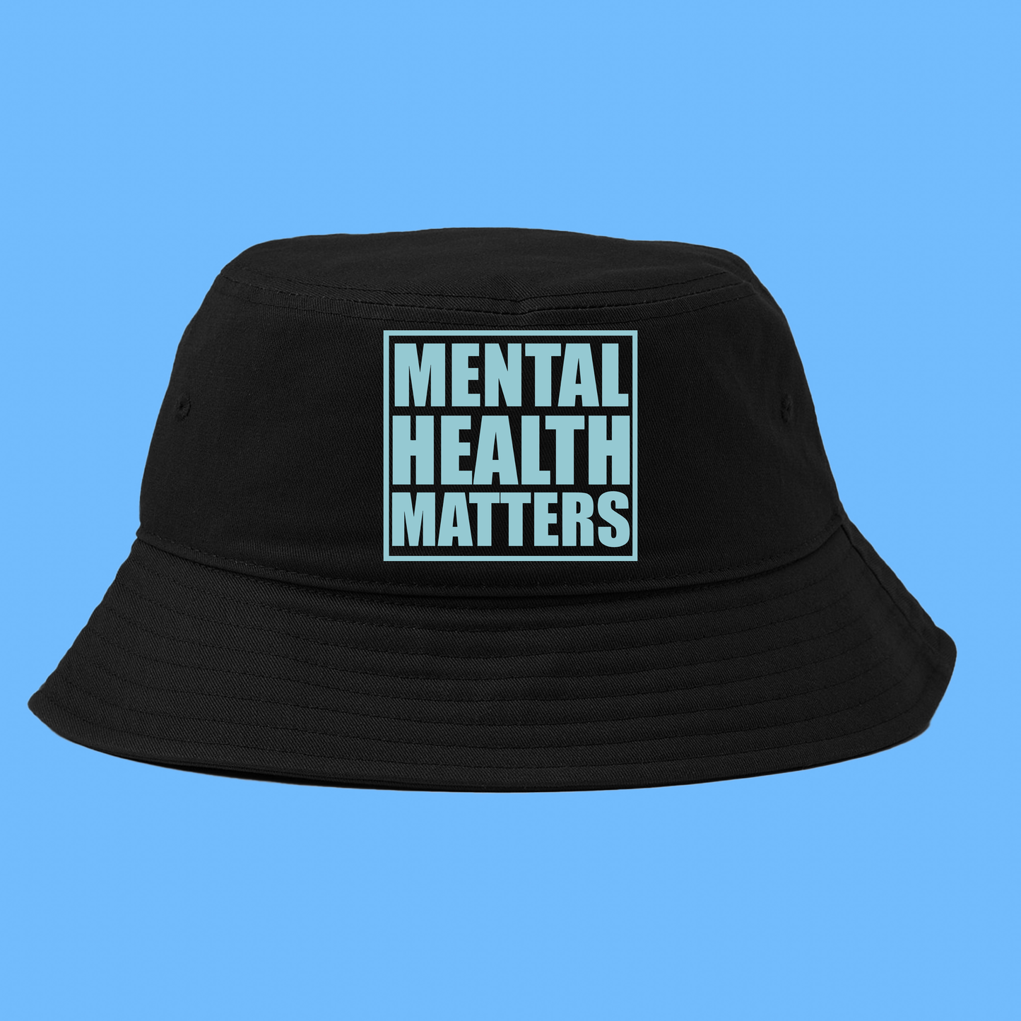 "Mental Health Matters" Blue Bucket Hat