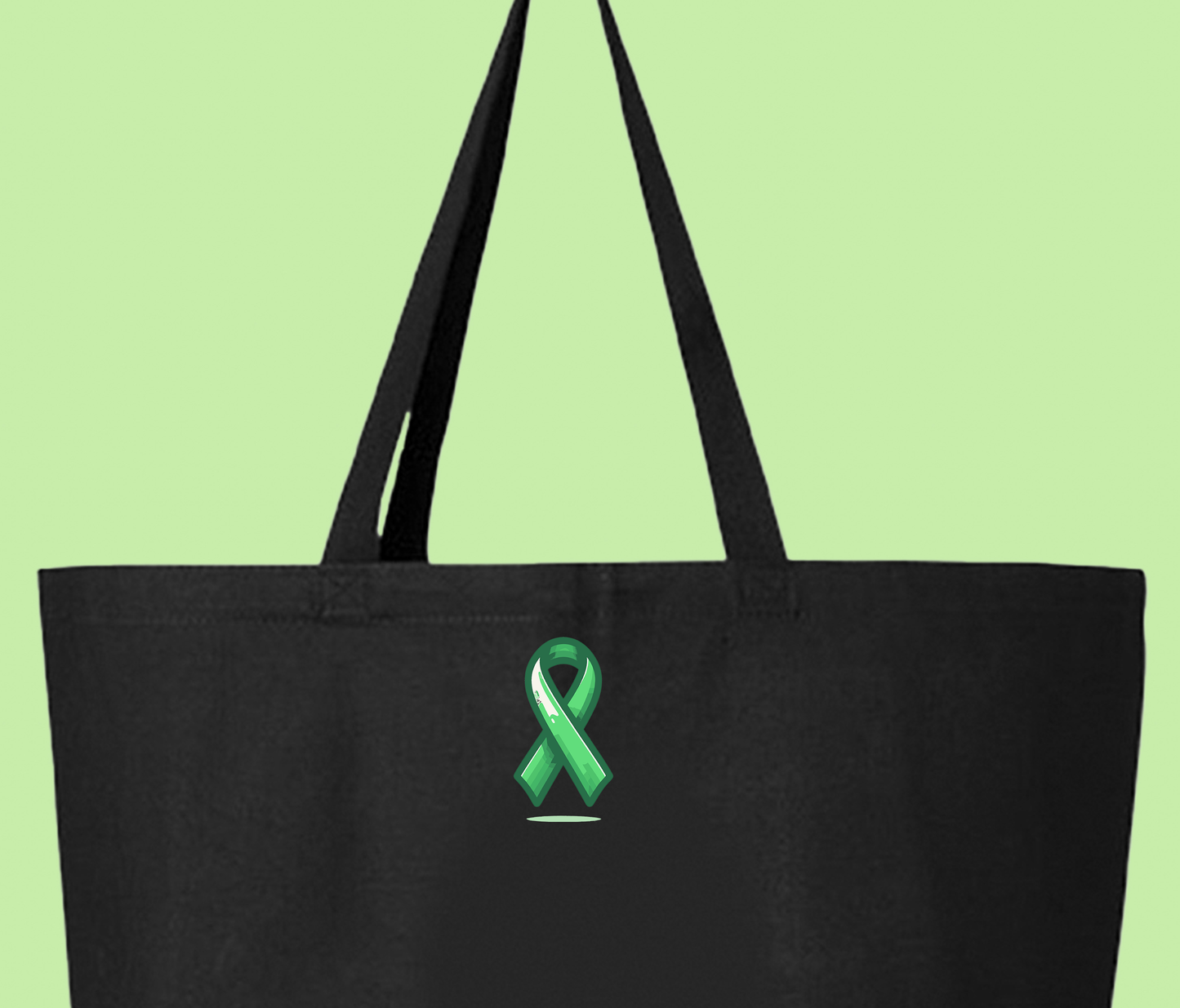 Mental Health Ribbon Tote Bag