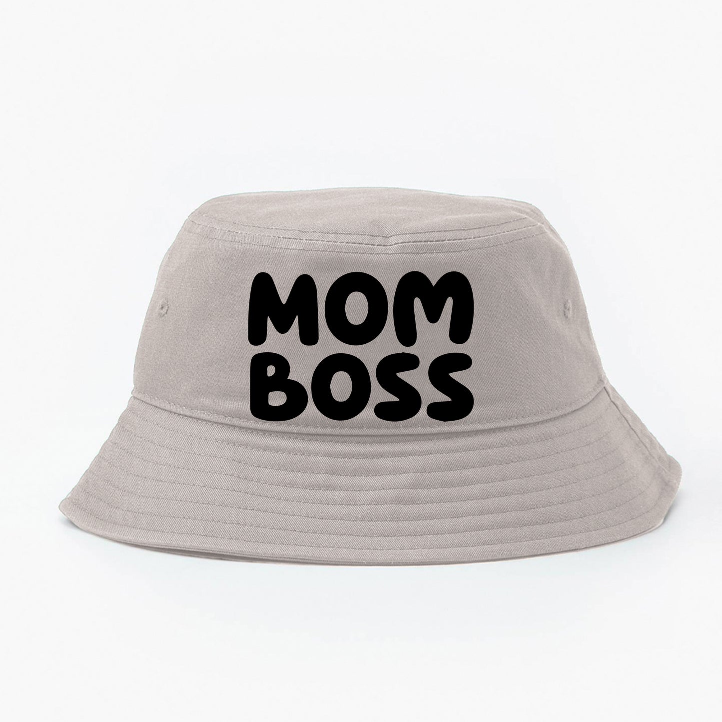 Mom Boss Black Bucket Hat