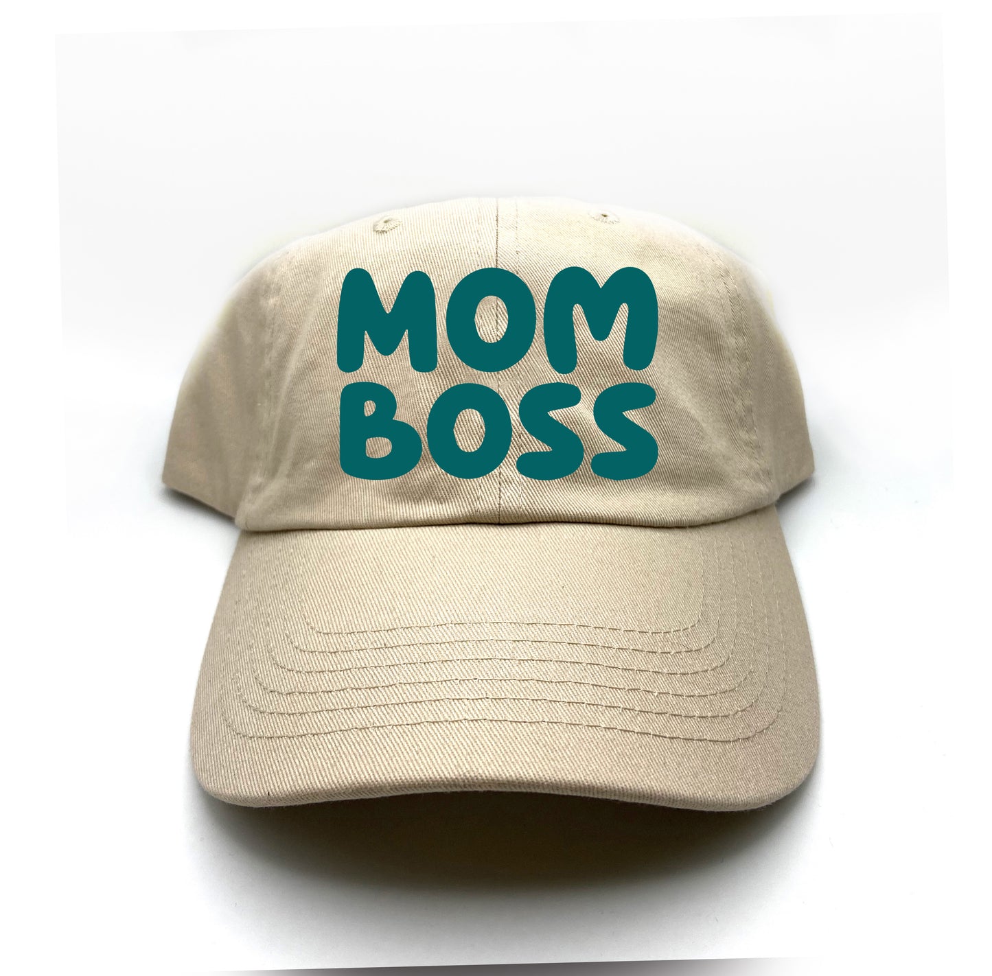 Mom Boss Green Dad Hat