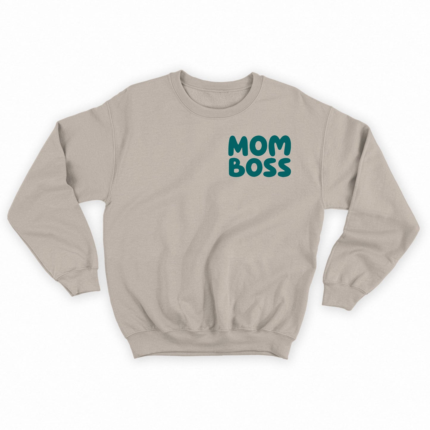 Mom Boss Green Sweatshirt