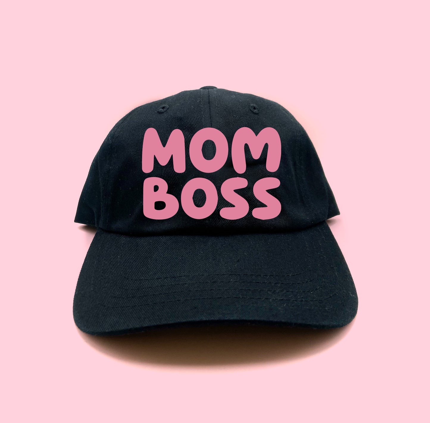Mom Boss Pink Dad Hat