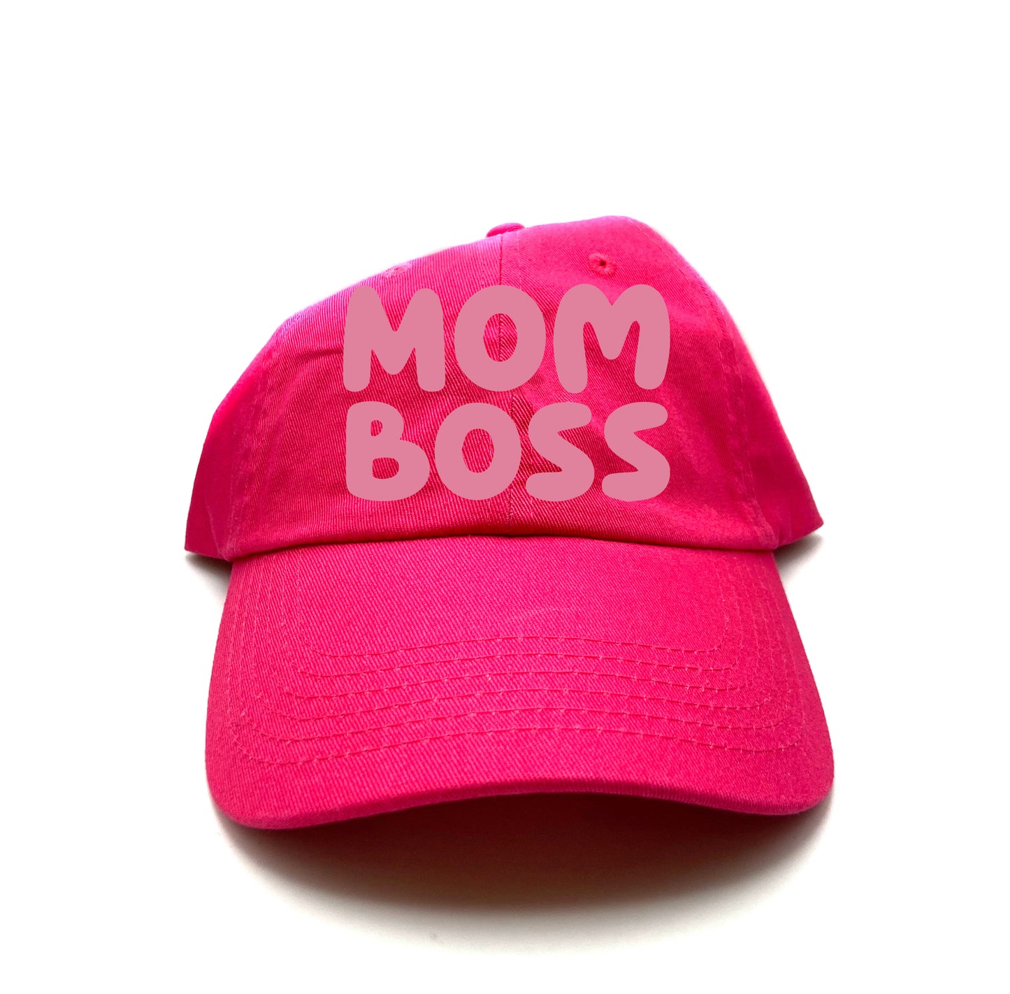 Mom Boss Pink Dad Hat