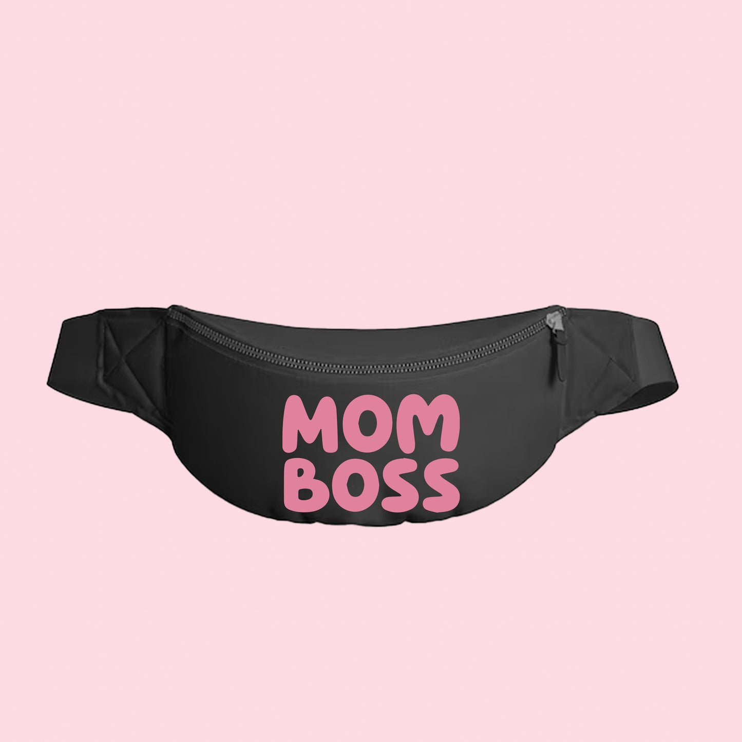 Mom Boss Pink Fanny Pack