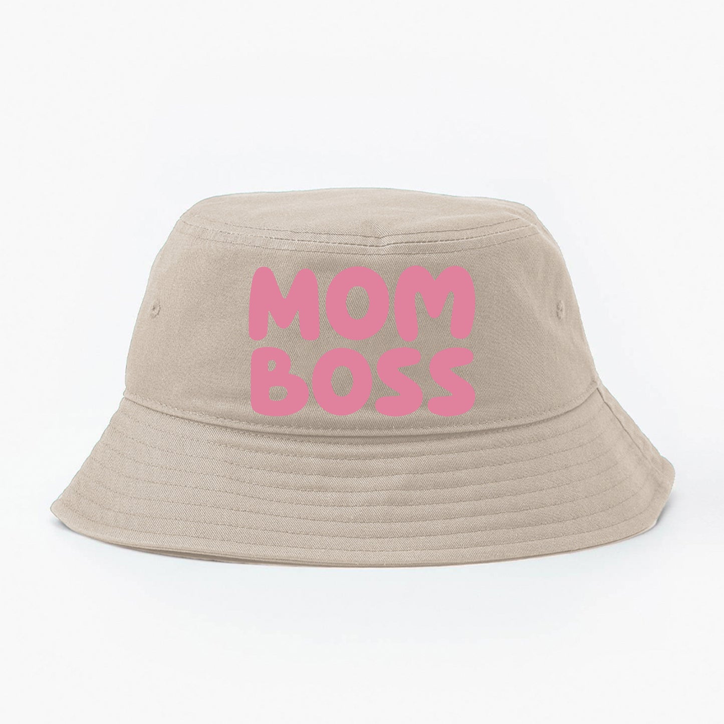 Mom Boss Pink Bucket Hat