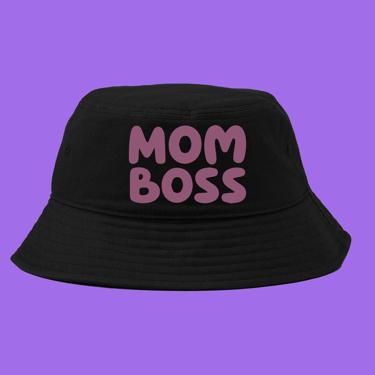 Mom Boss Violet Bucket Hat