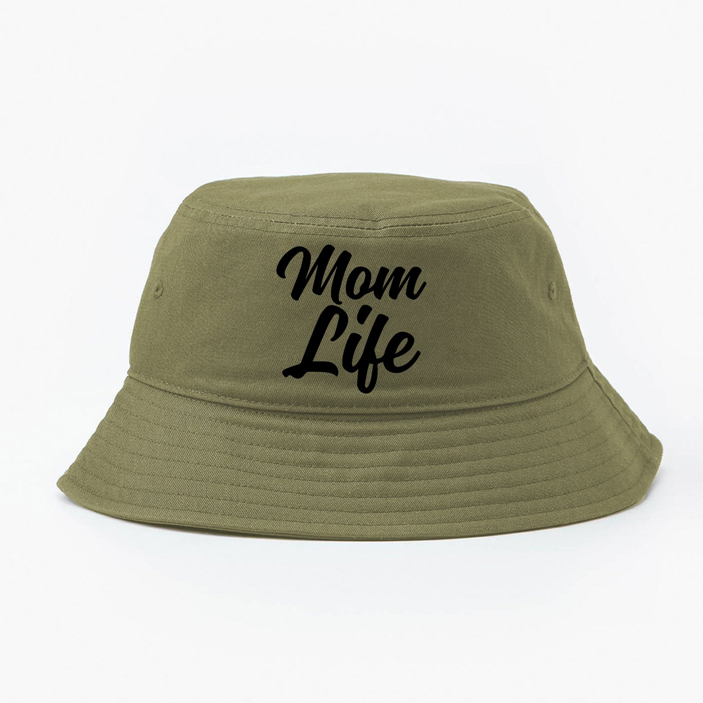 Mom Life Black Bucket Hat