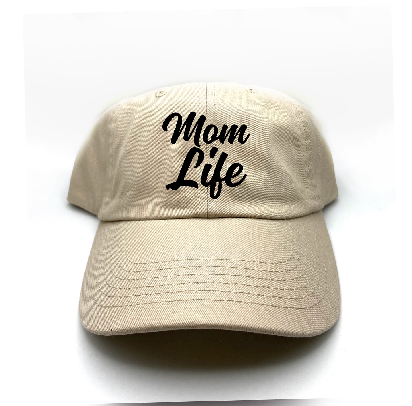 Mom Life Black Dad Hat