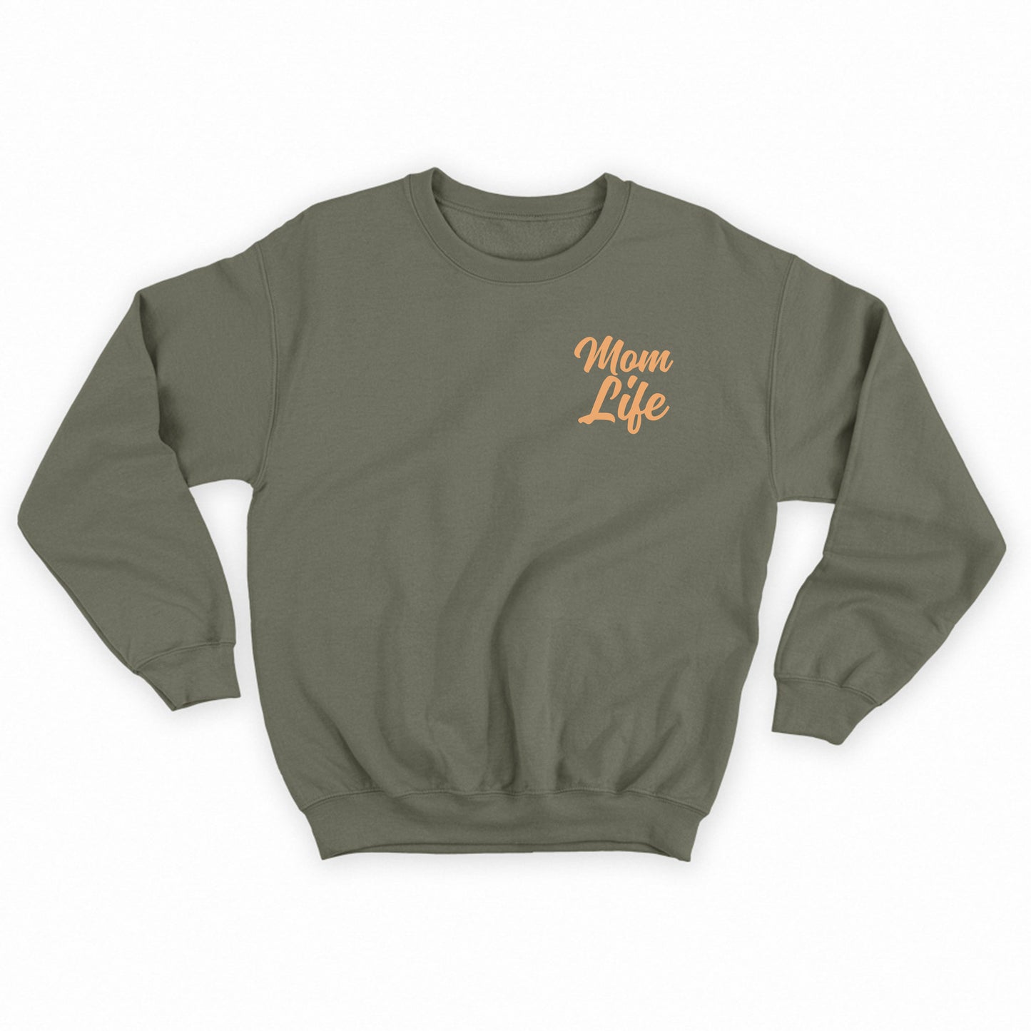 Mom Life Peach Sweatshirt