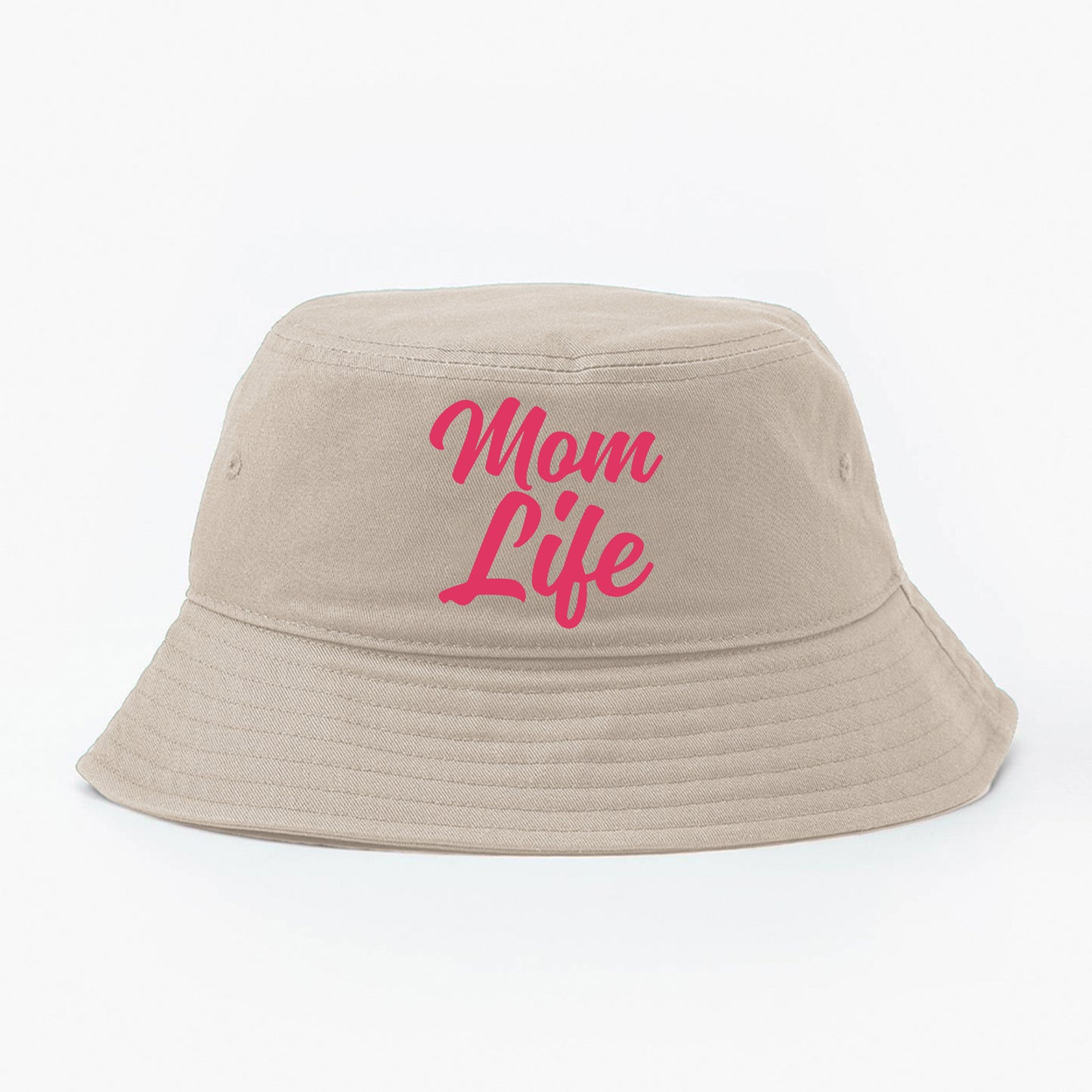 Mom Life Pink Bucket Hat