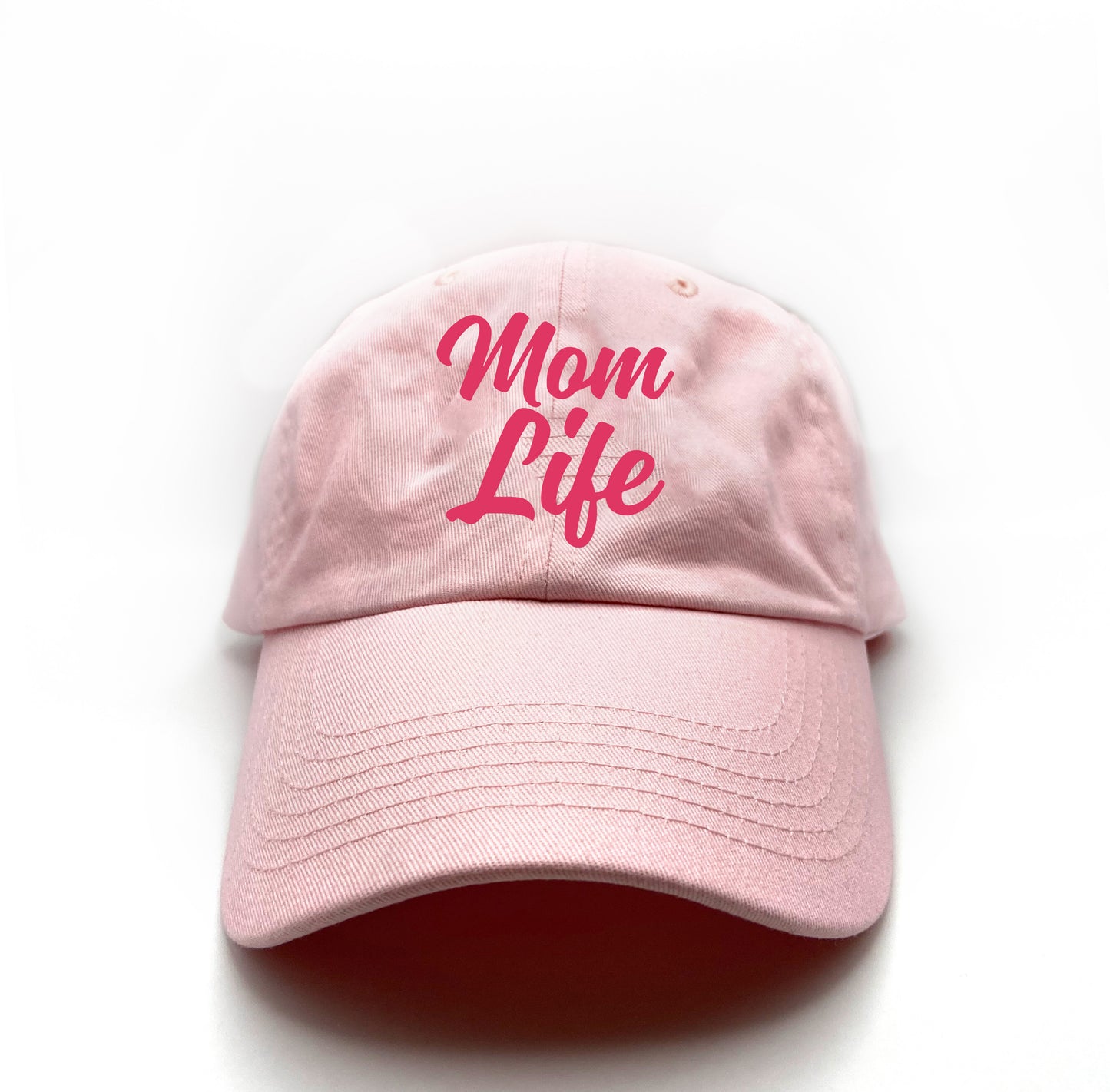 Mom Life Pink Dad Hat
