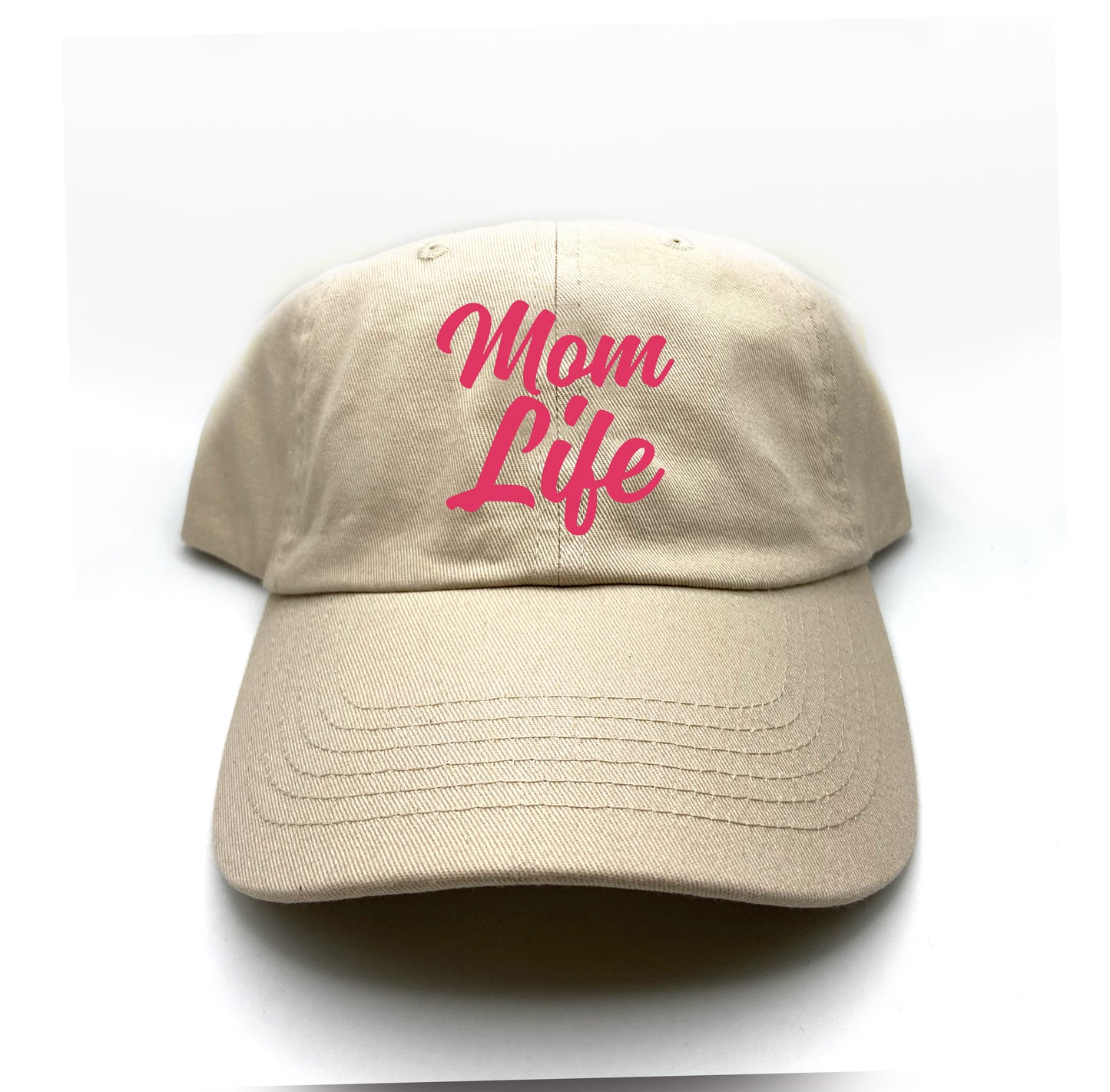 Mom Life Pink Dad Hat