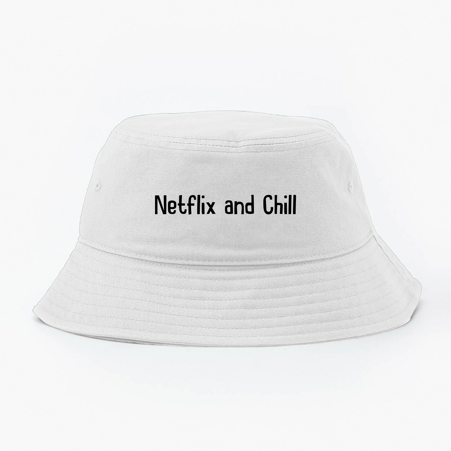 Netflix and Chill Black Bucket Hat