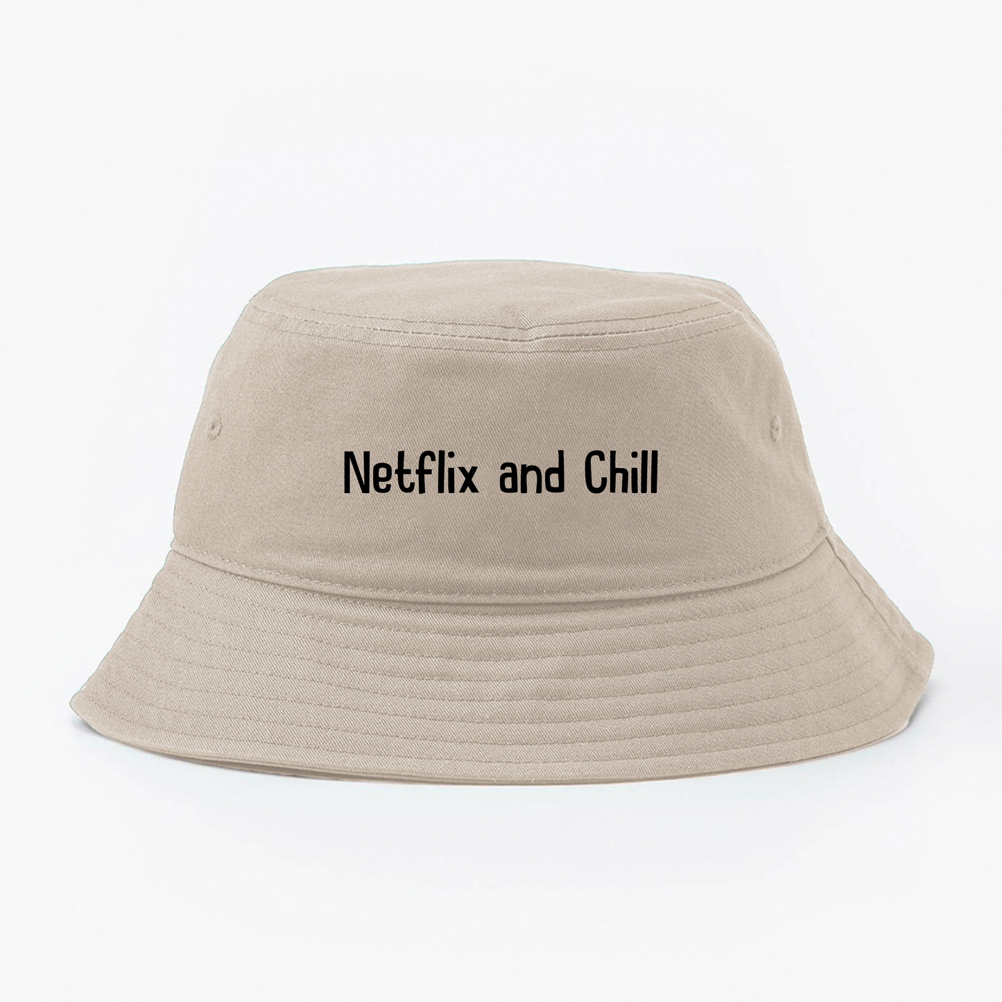 Netflix and Chill Black Bucket Hat