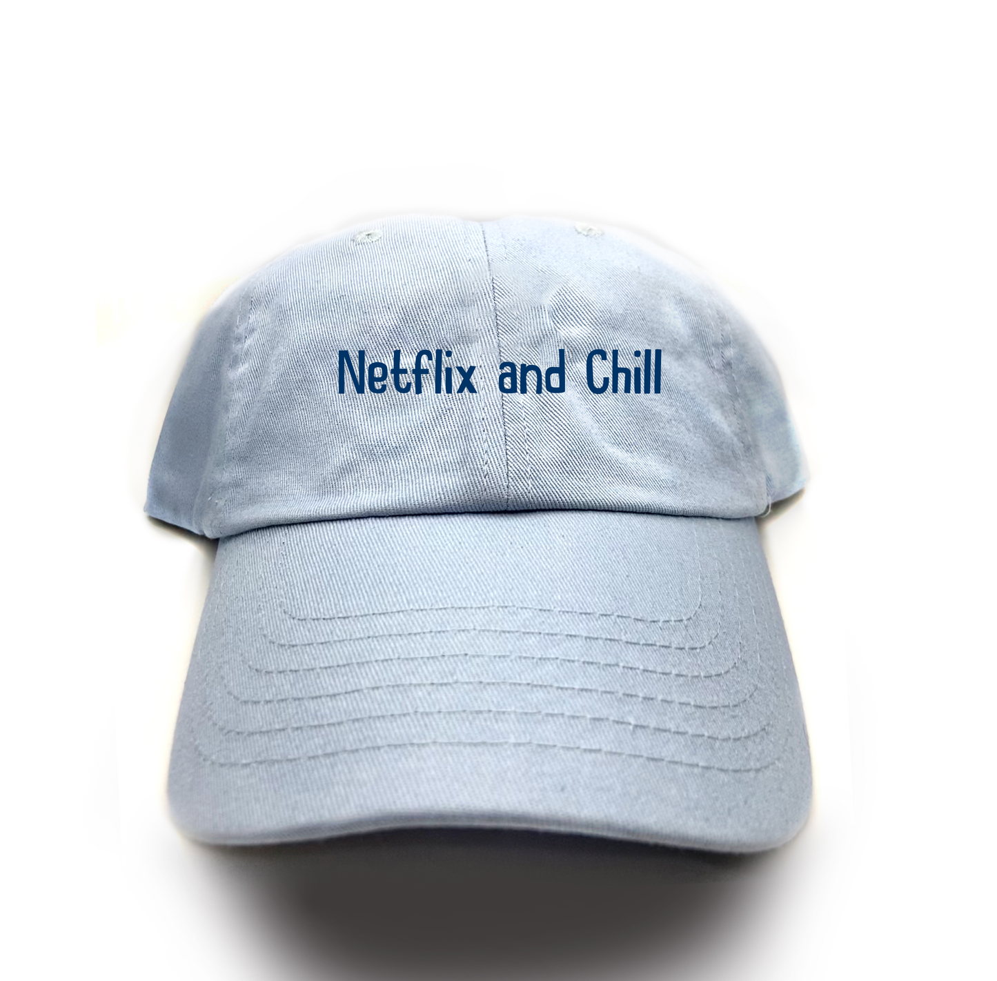 Netflix and Chill Blue Dad Hat
