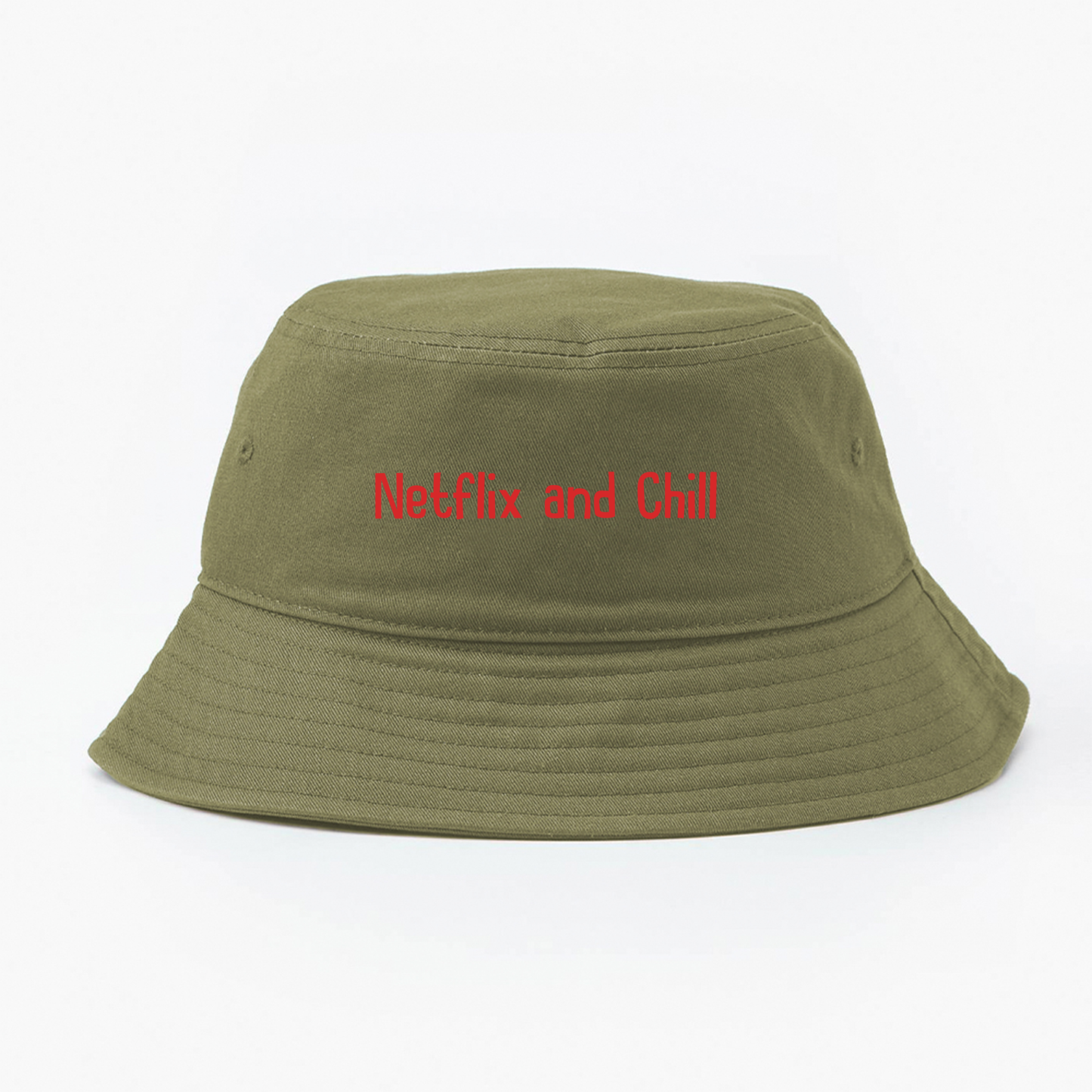 Netflix and Chill Red Bucket Hat