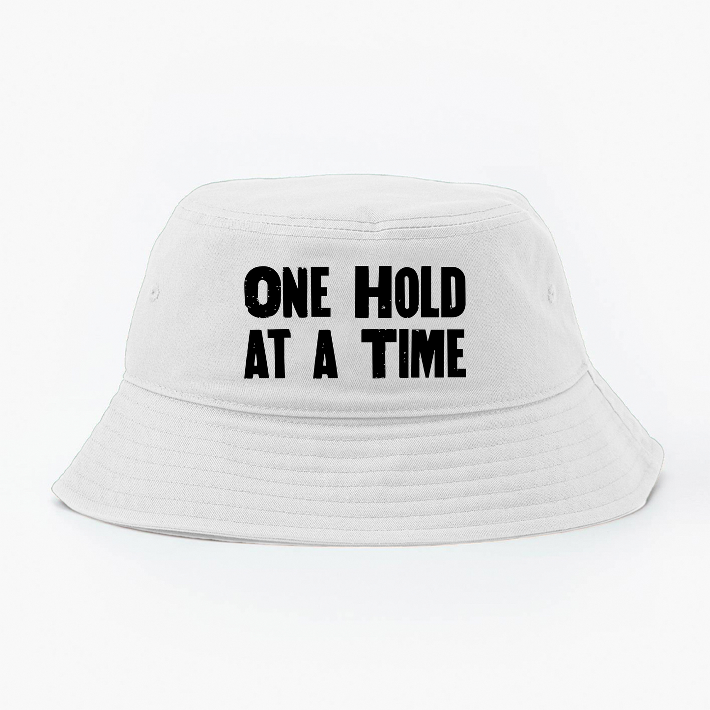 "One Hold at a Time" Black Bucket Hat