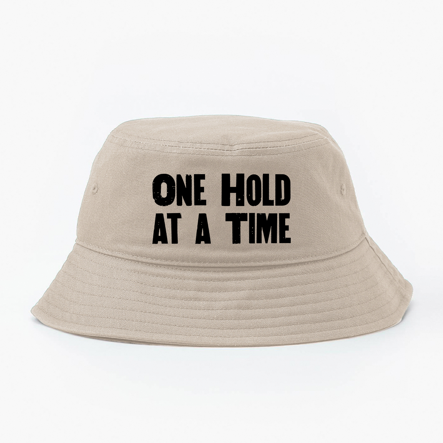 "One Hold at a Time" Black Bucket Hat
