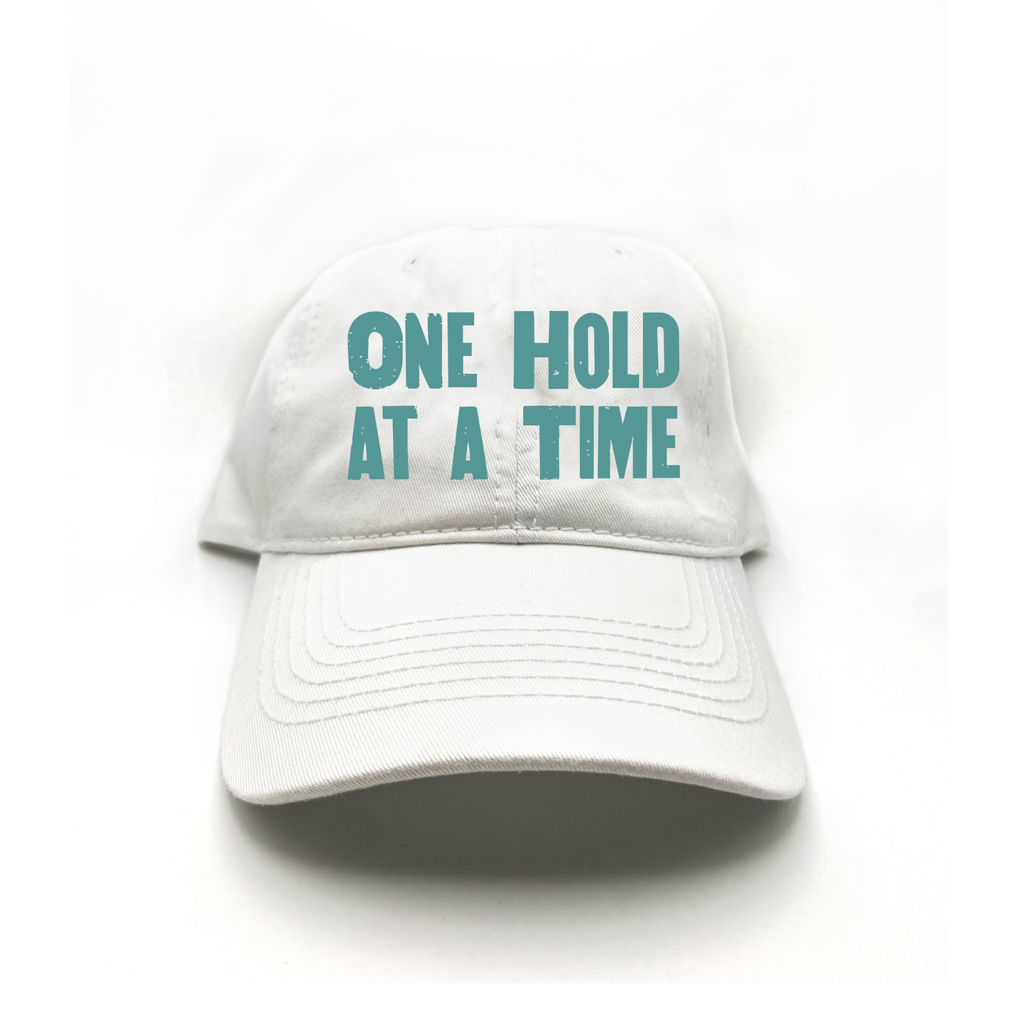 "One Hold at a Time" Green Dad Hat
