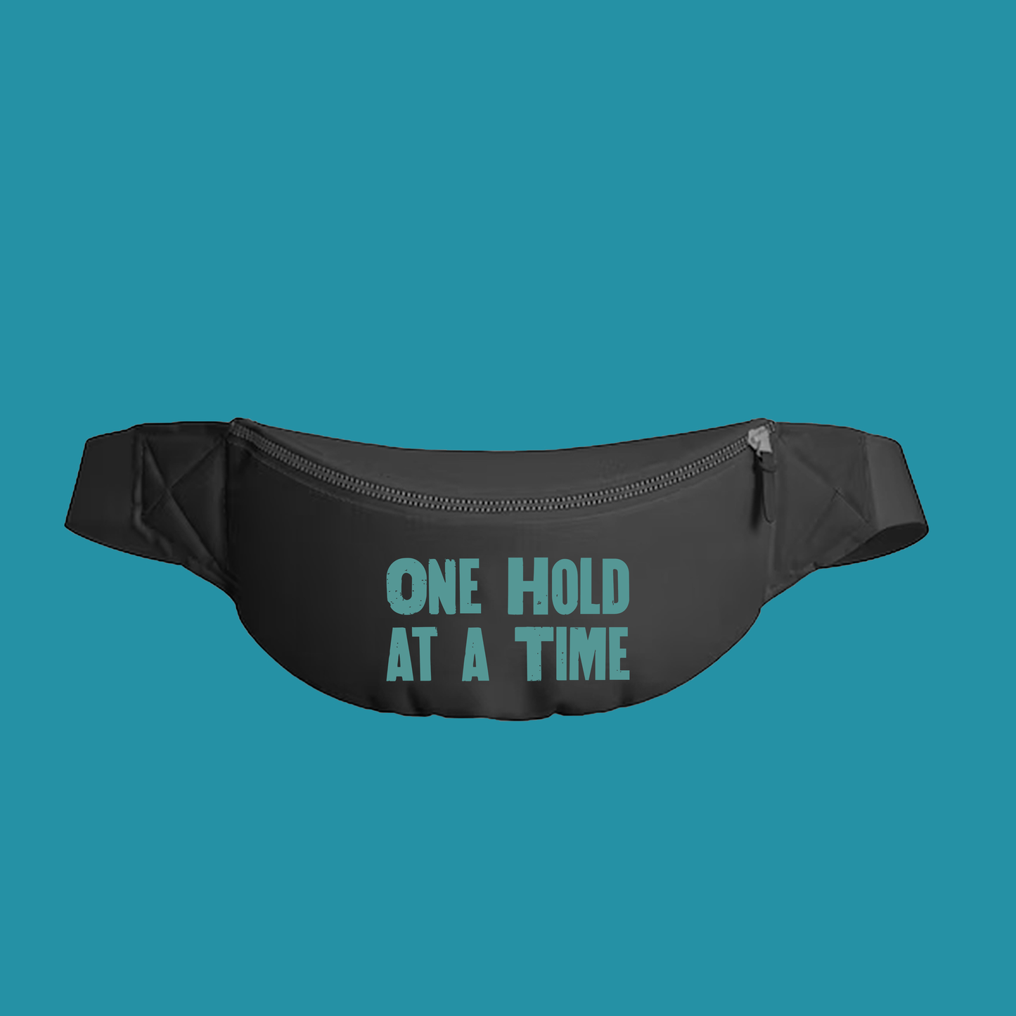 "One Hold at a Time" Green Fanny Pack