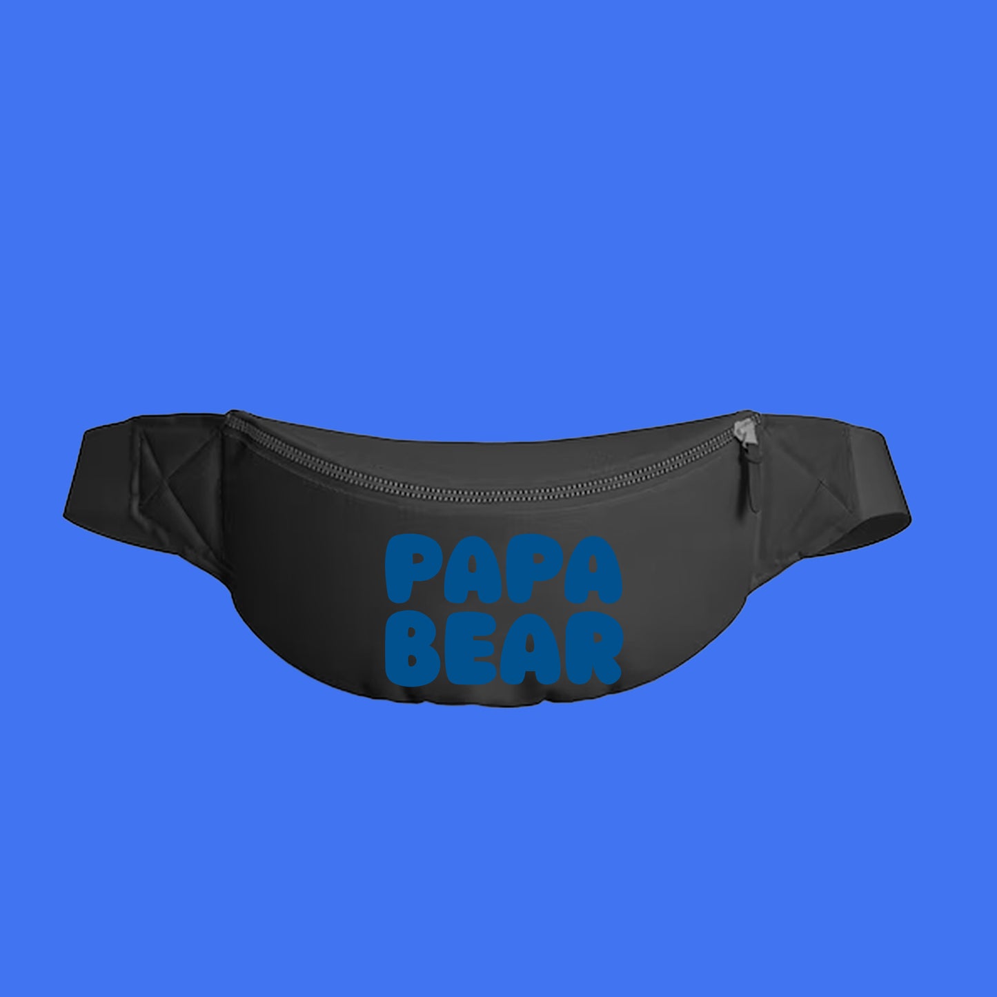 Papa Bear Dark Blue Fanny Pack